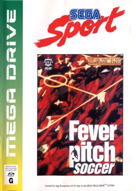 Fever Pitch Soccer (Europe) (En,Fr,De,Es,It) box cover front